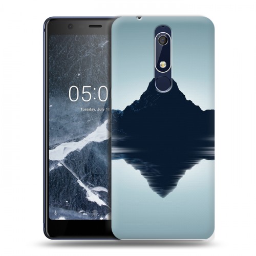 Дизайнерский пластиковый чехол для Nokia 5.1 Горы