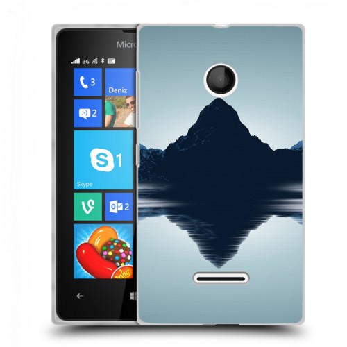 Дизайнерский пластиковый чехол для Microsoft Lumia 435 Горы