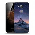 Дизайнерский пластиковый чехол для Huawei G8 Горы