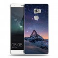 Дизайнерский пластиковый чехол для Huawei Mate S Горы