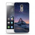 Дизайнерский пластиковый чехол для Lenovo K6 Note Горы