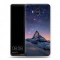 Дизайнерский пластиковый чехол для Huawei Mate 10 Горы