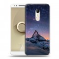 Дизайнерский пластиковый чехол для Alcatel 3 Горы