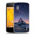 Дизайнерский пластиковый чехол для LG Google Nexus 4 Горы