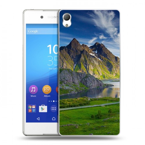 Дизайнерский пластиковый чехол для Sony Xperia Z3+ Горы