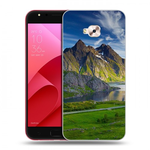 Дизайнерский пластиковый чехол для ASUS ZenFone 4 Selfie Pro Горы