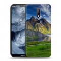 Дизайнерский пластиковый чехол для Nokia 6.1 Plus Горы