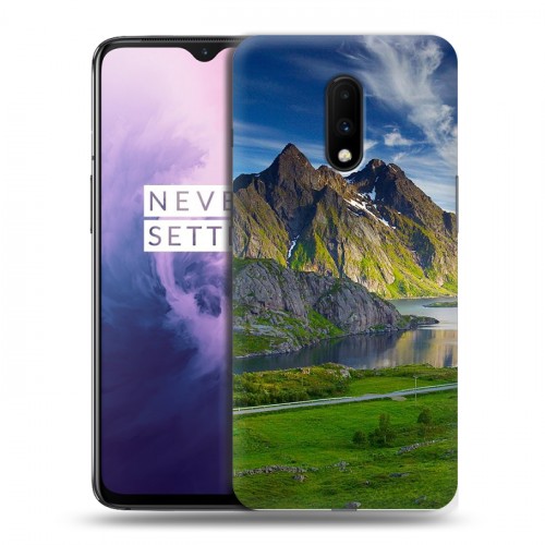 Дизайнерский пластиковый чехол для OnePlus 7 Горы