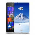 Дизайнерский пластиковый чехол для Microsoft Lumia 540 Горы