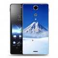 Дизайнерский пластиковый чехол для Sony Xperia TX Горы