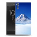 Дизайнерский пластиковый чехол для Sony Xperia XZs Горы