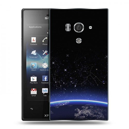 Дизайнерский пластиковый чехол для Sony Xperia acro S Ночь