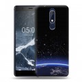 Дизайнерский пластиковый чехол для Nokia 5.1 Ночь