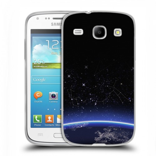 Дизайнерский пластиковый чехол для Samsung Galaxy Core Ночь