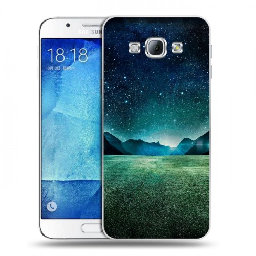 Дизайнерский пластиковый чехол для Samsung Galaxy A8 Ночь