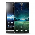 Дизайнерский пластиковый чехол для Sony Xperia S Ночь