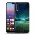 Дизайнерский силиконовый с усиленными углами чехол для Huawei P20 Pro Ночь