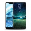 Дизайнерский пластиковый чехол для Nokia 5.1 Plus Ночь