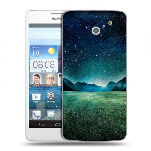 Дизайнерский пластиковый чехол для Huawei Ascend D2 Ночь