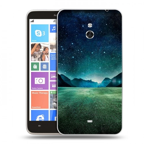 Дизайнерский пластиковый чехол для Nokia Lumia 1320 Ночь