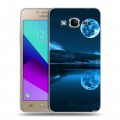 Дизайнерский силиконовый с усиленными углами чехол для Samsung Galaxy J2 Prime Ночь