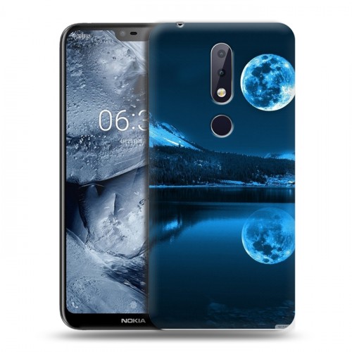 Дизайнерский пластиковый чехол для Nokia 6.1 Plus Ночь