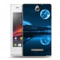 Дизайнерский пластиковый чехол для Sony Xperia E Ночь