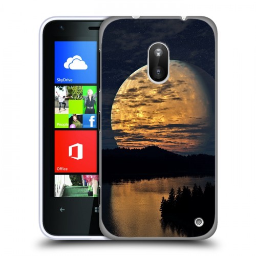 Дизайнерский пластиковый чехол для Nokia Lumia 620 Ночь