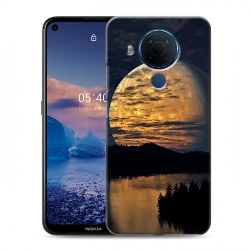 Дизайнерский силиконовый чехол для Nokia 5.4 Ночь