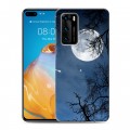 Дизайнерский пластиковый чехол для Huawei P40 Ночь