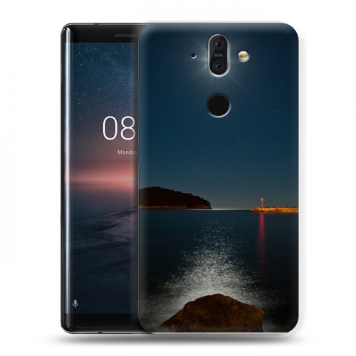 Дизайнерский пластиковый чехол для Nokia 8 Sirocco Ночь