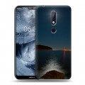 Дизайнерский пластиковый чехол для Nokia 6.1 Plus Ночь