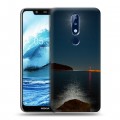 Дизайнерский силиконовый чехол для Nokia 5.1 Plus Ночь