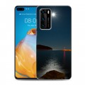 Дизайнерский пластиковый чехол для Huawei P40 Ночь