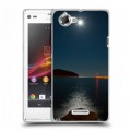 Дизайнерский пластиковый чехол для Sony Xperia L Ночь