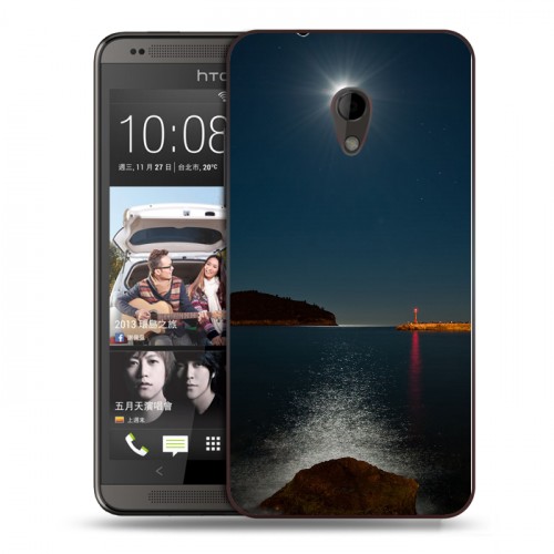 Дизайнерский пластиковый чехол для HTC Desire 700 Ночь