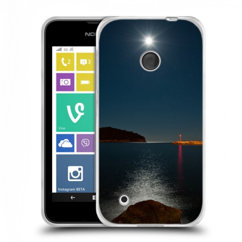 Дизайнерский пластиковый чехол для Nokia Lumia 530 Ночь