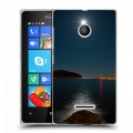 Дизайнерский пластиковый чехол для Microsoft Lumia 435 Ночь