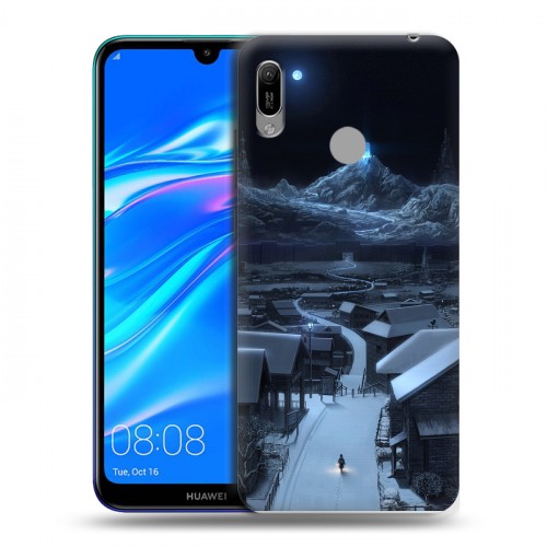 Дизайнерский пластиковый чехол для Huawei Y6 (2019) Ночь