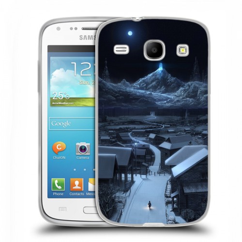 Дизайнерский пластиковый чехол для Samsung Galaxy Core Ночь
