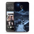 Дизайнерский пластиковый чехол для HTC Desire 700 Ночь