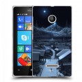 Дизайнерский пластиковый чехол для Microsoft Lumia 435 Ночь