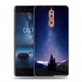 Дизайнерский пластиковый чехол для Nokia 8 Ночь