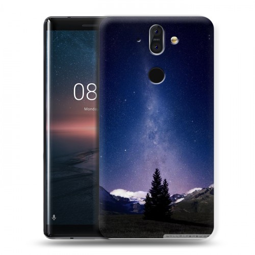 Дизайнерский пластиковый чехол для Nokia 8 Sirocco Ночь