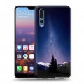 Дизайнерский силиконовый с усиленными углами чехол для Huawei P20 Pro Ночь