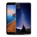 Дизайнерский силиконовый чехол для Xiaomi RedMi 7A Ночь