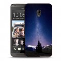 Дизайнерский пластиковый чехол для HTC Desire 700 Ночь