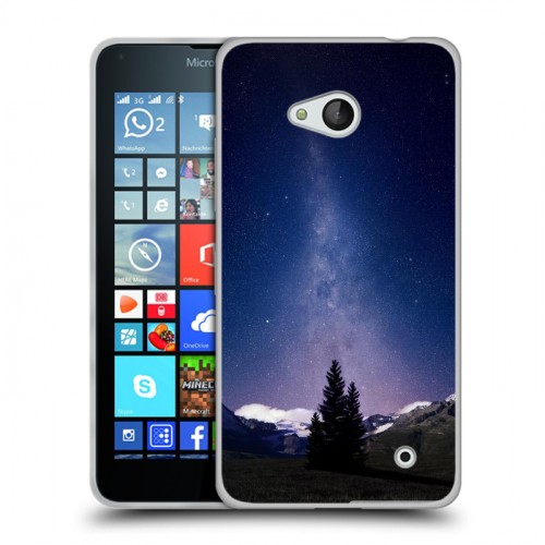 Дизайнерский пластиковый чехол для Microsoft Lumia 640 Ночь