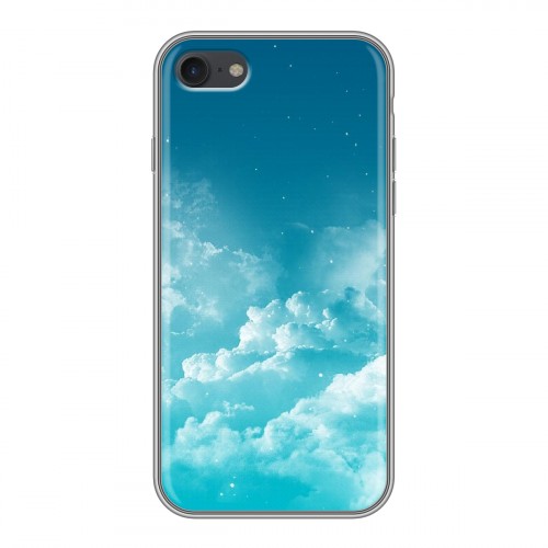 Дизайнерский силиконовый с усиленными углами чехол для Iphone 7 Небо