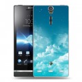 Дизайнерский пластиковый чехол для Sony Xperia S Небо